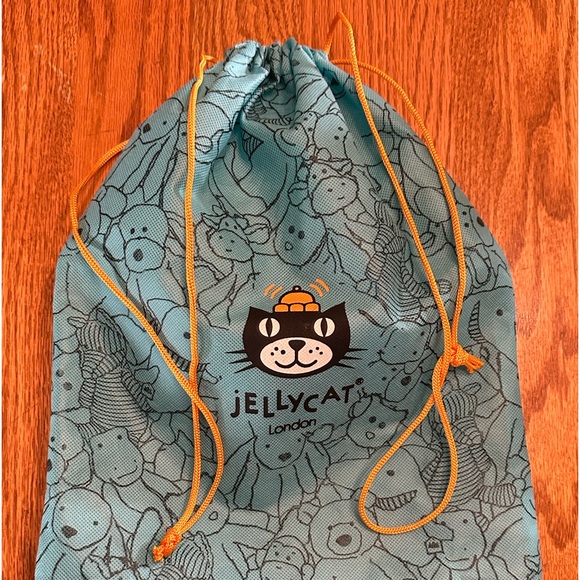 JellyCat London Animal Print Drawstring Cinch Dust Gift Bag 11 x 15 inches - Picture 3 of 5
